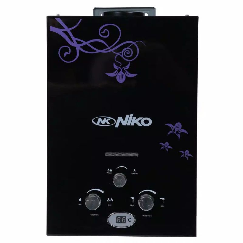 Water Heater Gas Niko Digital LED - Niko Gas Water Heater NK 6LD