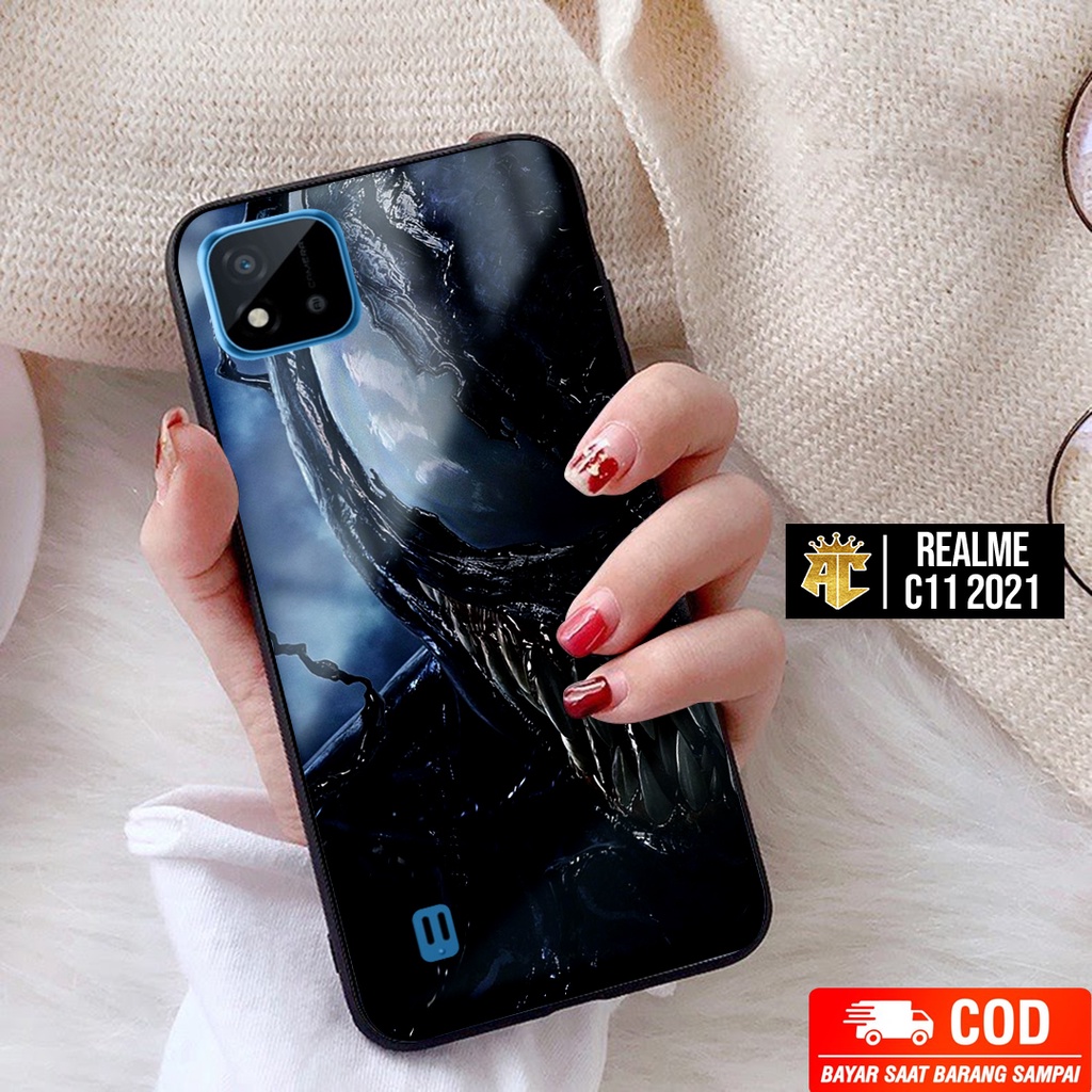 CASE REALME C11 2021 - Casing REALME C11 2021 Terbaru AERO STORE [ KARTUN SPDRM ] Silikon REALME C11