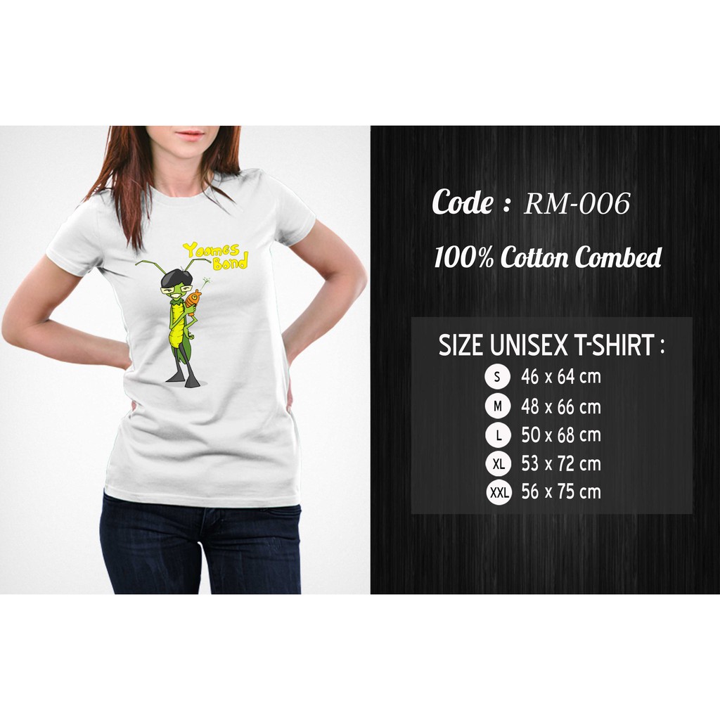 Kaos Printing Unisex Dewasa : RM-006