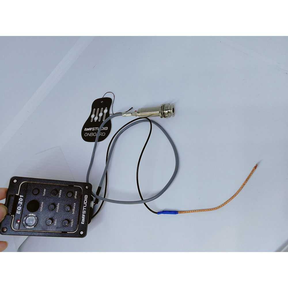 TaffSTUDIO FISHMAN Preamp Amplifier Gitar EQ Tuner - EQ-201 ( Mughnii )