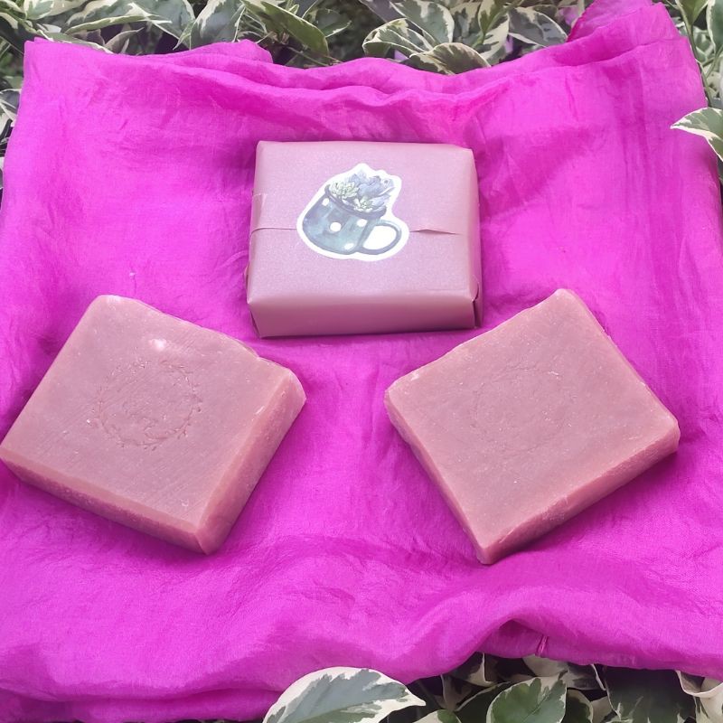 Sabun Nilam dg Patchouli Essential Oil & Neem Oil 100 gr. Allergy, Eczema, Psoriasis Treatment.