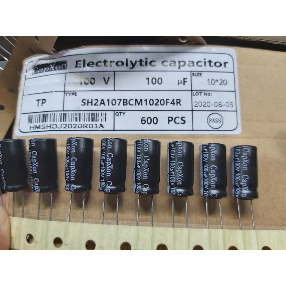ELCO 100uf 100v kapasitor elco 100uf 100v ORIGINAL