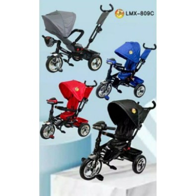 SEPEDA ANAK TRICYCLE PACIFIC TYPE LMX-809C | BABY STROLLER TERBARU