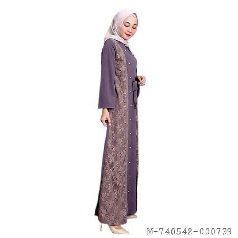 DRESS WANITA ELINA BRUKAT VRVR-111Variasi：Abu-abu, Choco, Hijau Mint
(Silakan menghubungi saya untuk