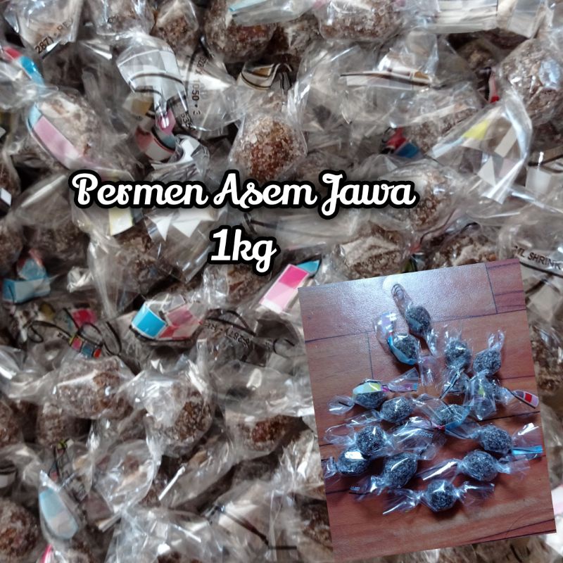 

Permen Asem Asli Radja/ Asem Jawa/ Permen Asem Bulat berat 1kg