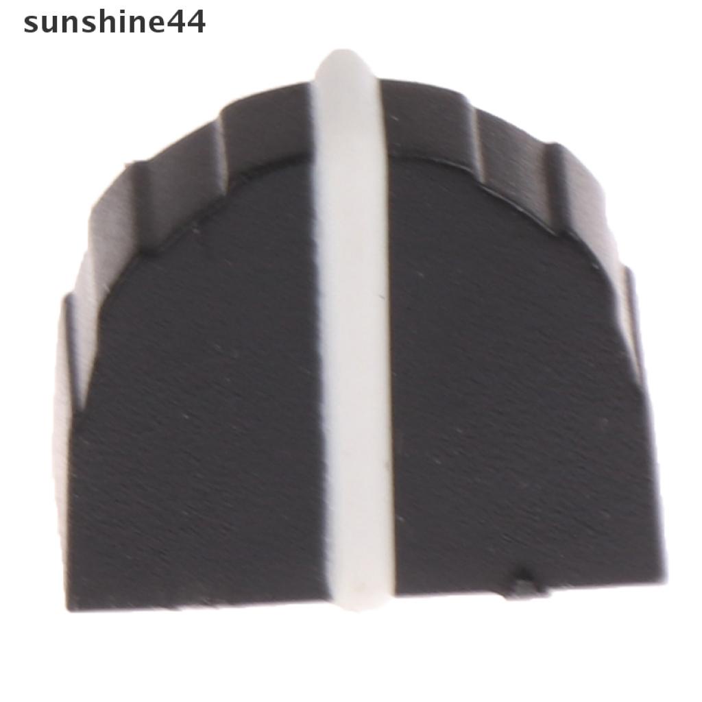 Sunshine 10pcs DBX2231 Cap Kenop Potentiometer Fader Equalizer Fader 11mm X 9mm Lubang 4MM