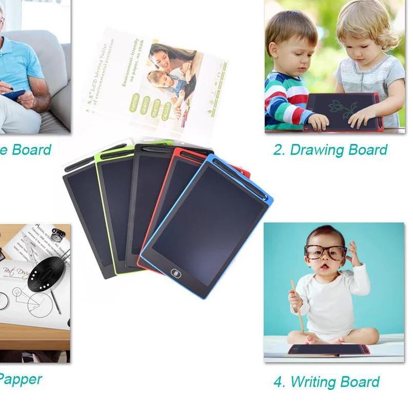 

Writing tablet / LCD writing pad / Drawing pad / Papan tulis LCD 8.5 inch Mainan Anak Edukasi terbaru