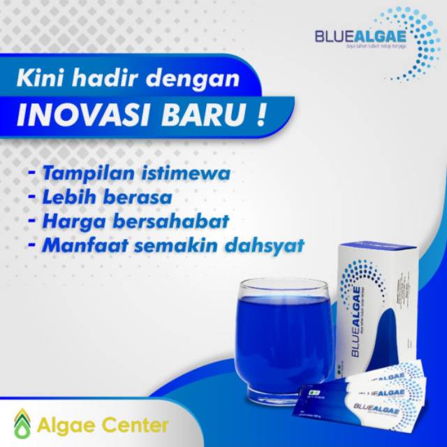 

Minuman Kesehatan Blue Algae BPOM Original