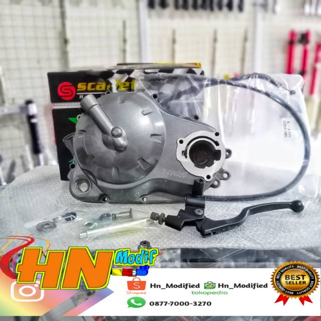 Bak Kopling Set Jupiter Mx Scarlet Racing Shopee Indonesia