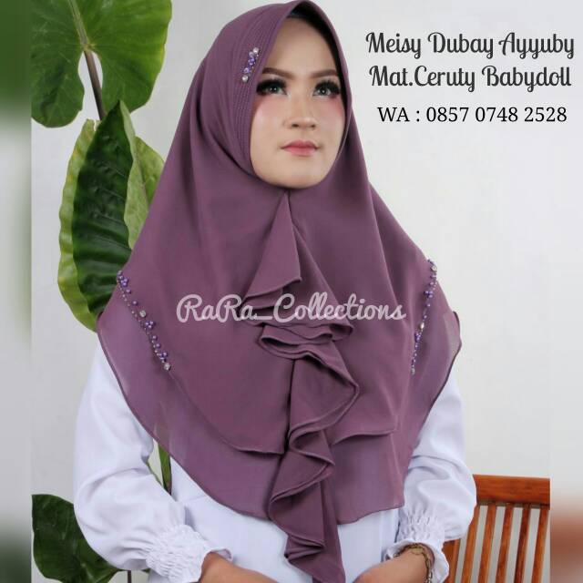 Khimar Meisy Dubay Ori Ayyuby / Khimar Ceruty Babydoll