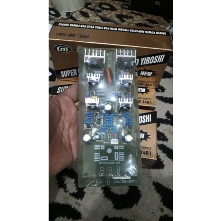 Kit Driver Power Amplifier Yiroshi GM 1461 Plus PCB Final & PCB Power Sup