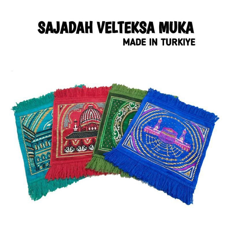Sajadah muka/muka velteksa/sajadah kecil