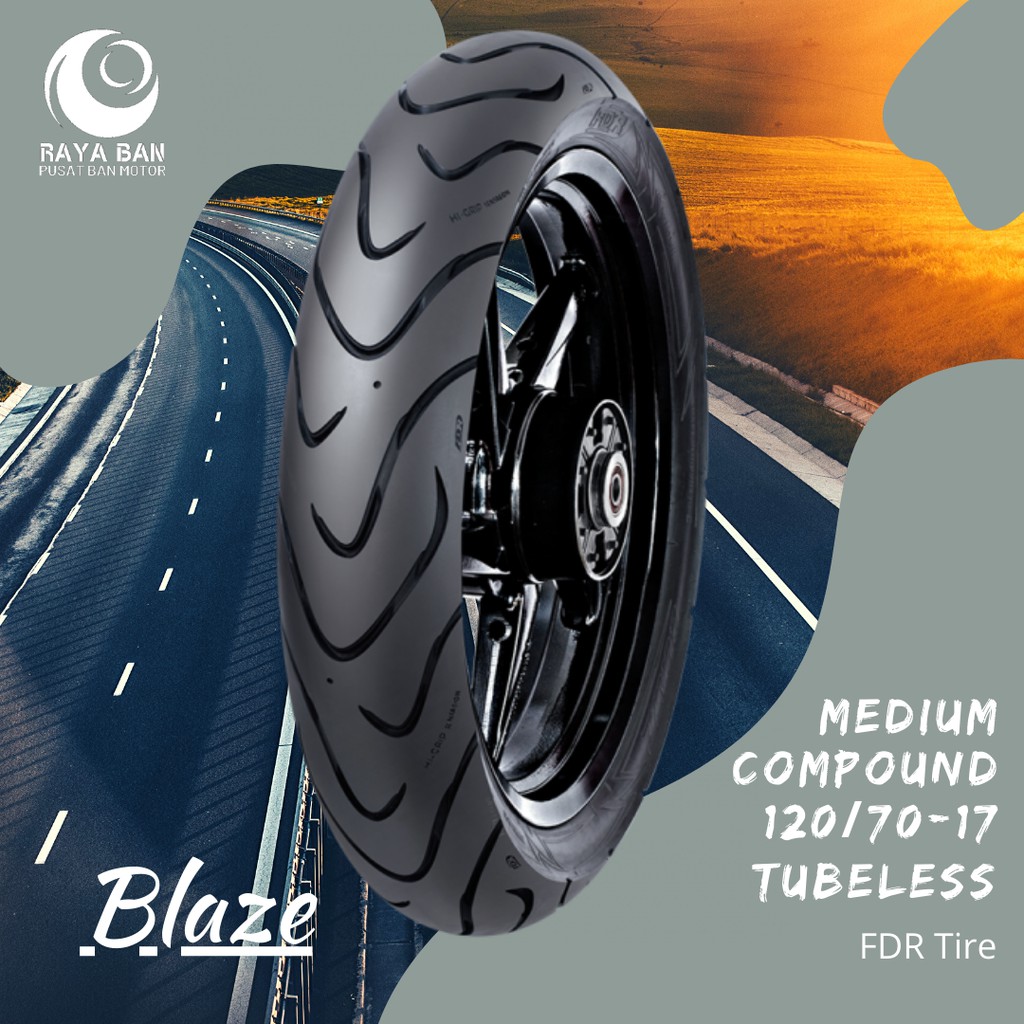 Ban Motor FDR Blaze 120/70-17 TL (Medium Compound)