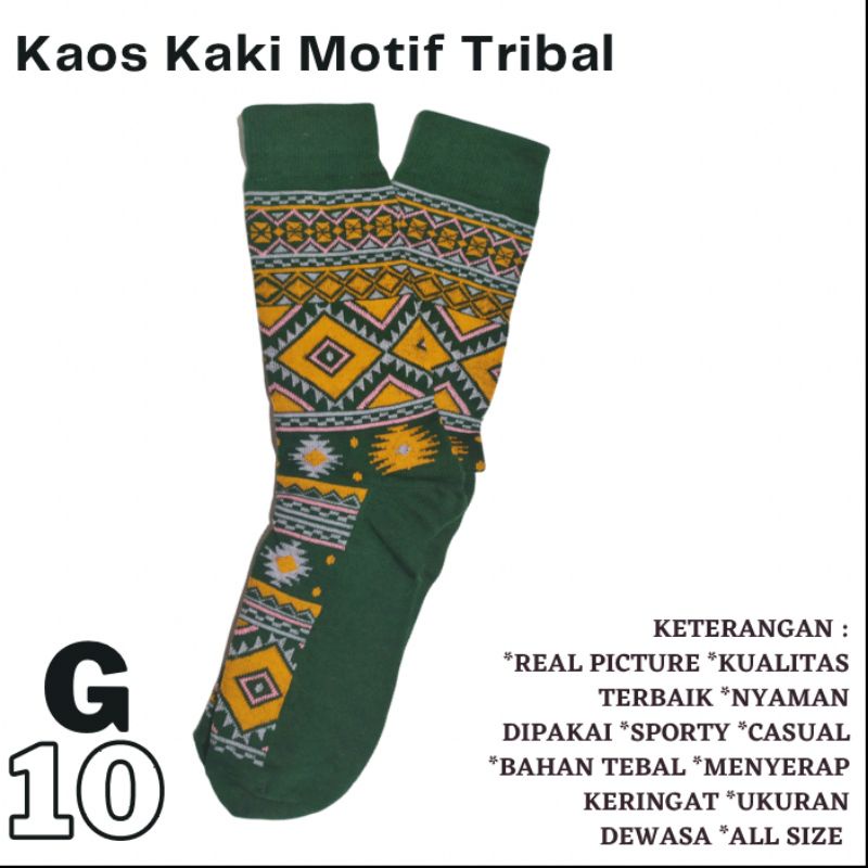 G10 Grosir Kaos Kaki Motif Tribal Skate bisa COD Bandung