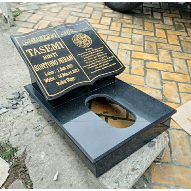 Nisan Makam Granit Hitam