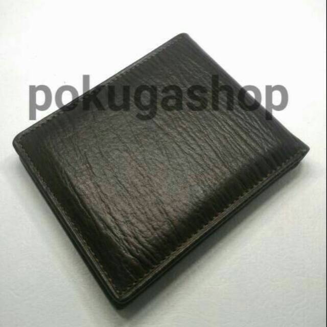 Dompet kulit sapi asli motif serat kayu coklat /dompet pria /dompet kulit garut /dompet murah