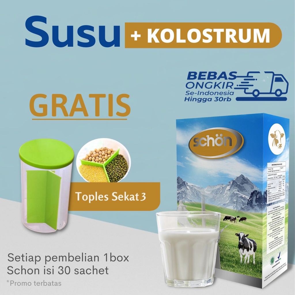 

Schon Susu Kolostrum Promo Hadiah - 1box 30Sachet