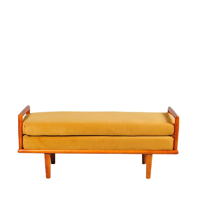 iCreate LUTECIA BENCH LIGHT BROWN - SOFABED - SOFA SANTAI - BANGKU CAFE