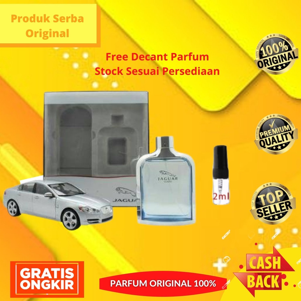 Parfum Parfume Perfume Perawatan Asli Original Pria Laki Laki Cowok Jaguar Classic Blue For Men Gift