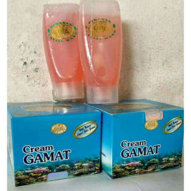 Cream Gamat Emas + Pegagan Facial Wash HPA