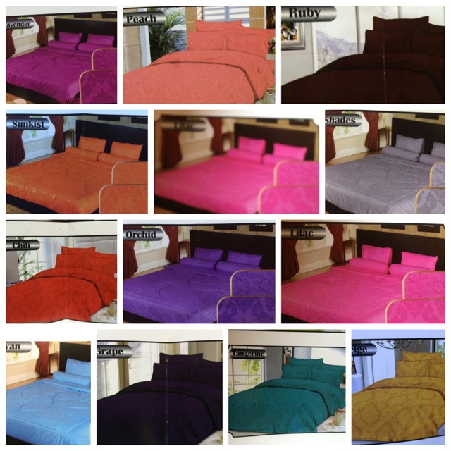 Sprei motif  jacquard edition