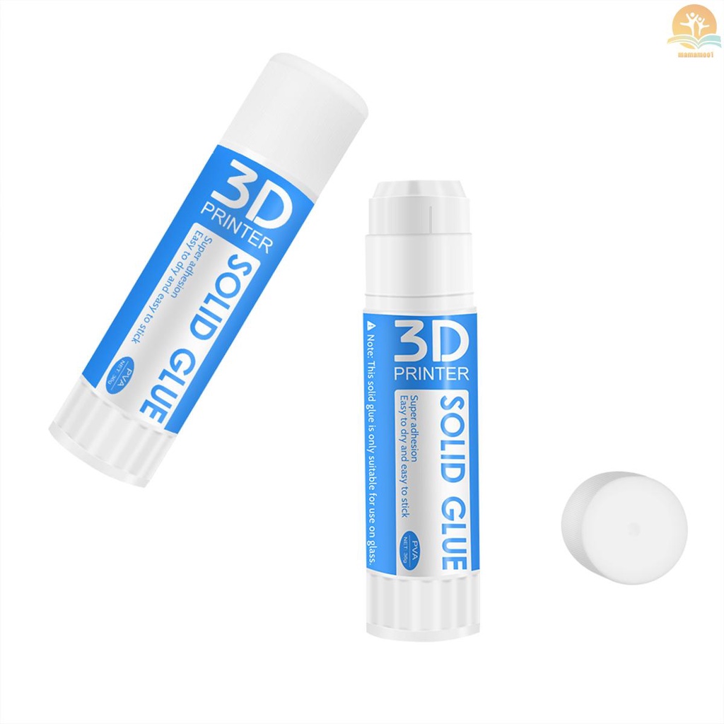 3pcs 3D Printer Solid Glue Stick Anti Edge Warping Adhesive Glue Non-toxic Washable for Hot Bed Platform Glass Plate