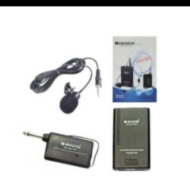 Aiwa mic wireless NA-801 clip on single cocok buat imam