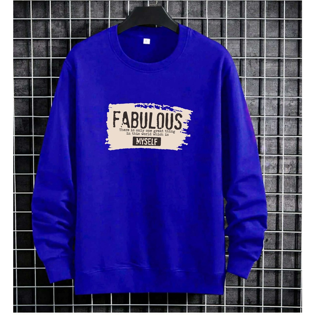 BS//T-SHIRT FABULOUS BAJU TANGAN PANJANG PRIA FASHION REAL PICTURE