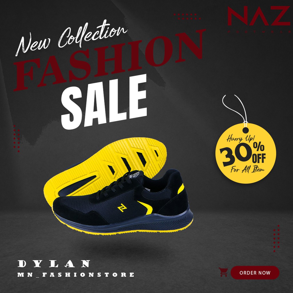 SEPATU PRIA | SNEAKERS | MN x NAZ Footwear | AXL 008 DYLAN  |