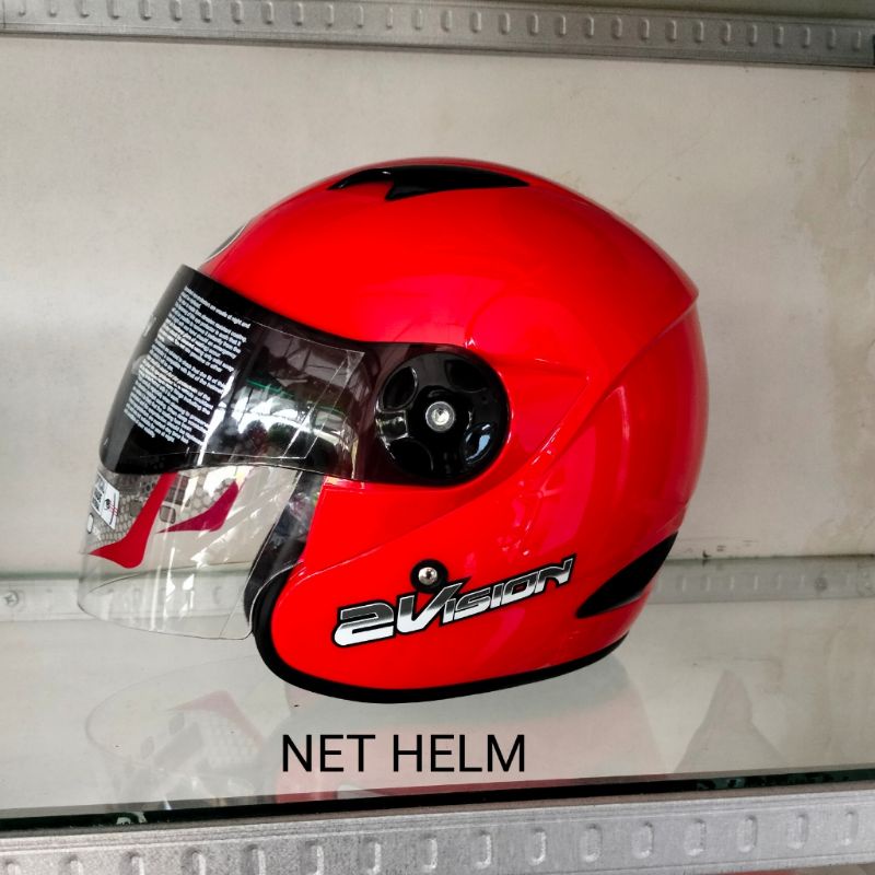 HELM KYT 2 VISION FIRE RED ORIGINAL KYT 2 VISION
