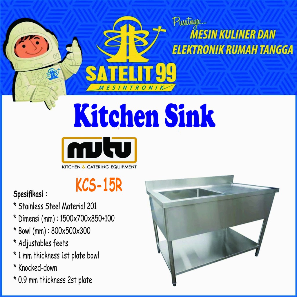 Kitchen Sink / Tempat Cuci Piring MUTU KCS-15R
