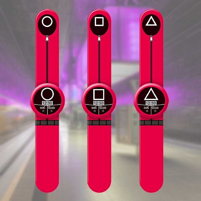 [FP-COD] Jam Tangan SQUID GAME Fashion Jam Tangan Mainan Bayi Anak / Jam Tangan Squid Game + Gelang 