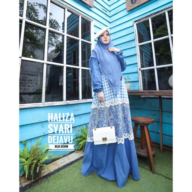 Dejavu Blue denim haliza syari