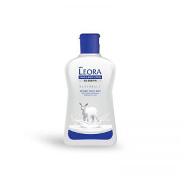 [Lotion Pencerah Kulit] [100ML] [BPOM] Leora Hand &amp; Body Lotion with UV Protection + Vit E &amp; Goats Milk Extract 100ML_Cerianti