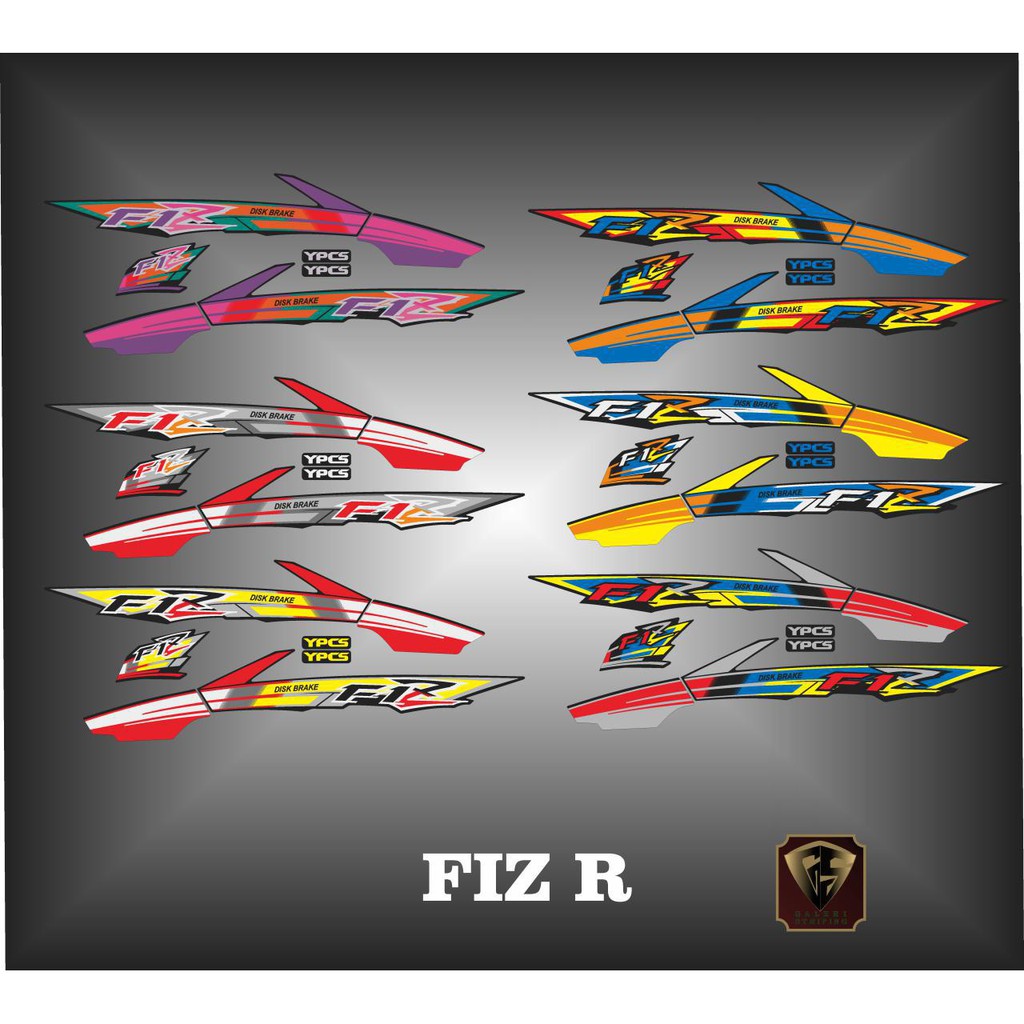 Stiker Striping List Motor Fiz R Force 1 Shopee Indonesia