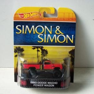 1980 Dodge Macho Power Wagon - Simon & Simon - Miniatur Mobil Mainan Diecast Hot Wheels Movie