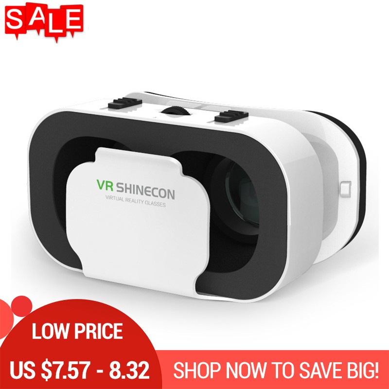 VR game Portable VR Shinecon 5th Generations VR Glasses 3D Virtual Reality Glasses Lightweight for
