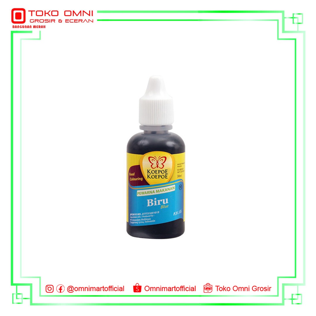 

KOEPOE PEWARNA BIRU 30 ML