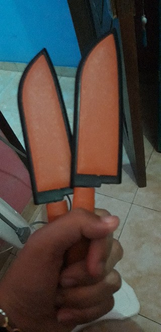 Pisau Dapur + Sarung / Pisau Kupas Sayur Buah Super Tajam Dapur Stainless