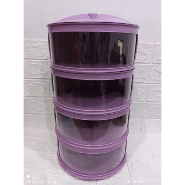 RAK MAKANAN 4 SUSUN & 5 SUSUN / TUTUTP SAJI