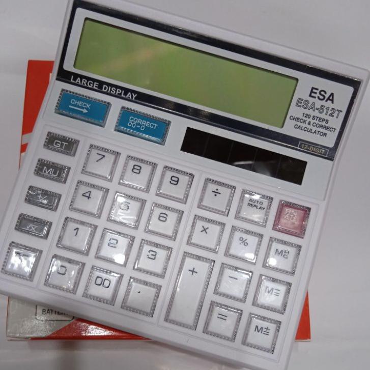 

Terlaris.. KALKULATOR/CALKULATOR ESA 512T 12DIGITS CHECK & CORRECT