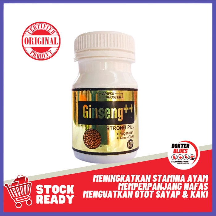 

✔ COD ✔ Power Booster GINSENG Plus Vitamin Jamu Herbal Ayam Tarung Merpati