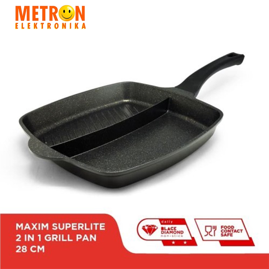 MAXIM SUPERLITE 2 IN 1 GRILL PAN 28 CM / SL2IN1GRILLPAN28CM