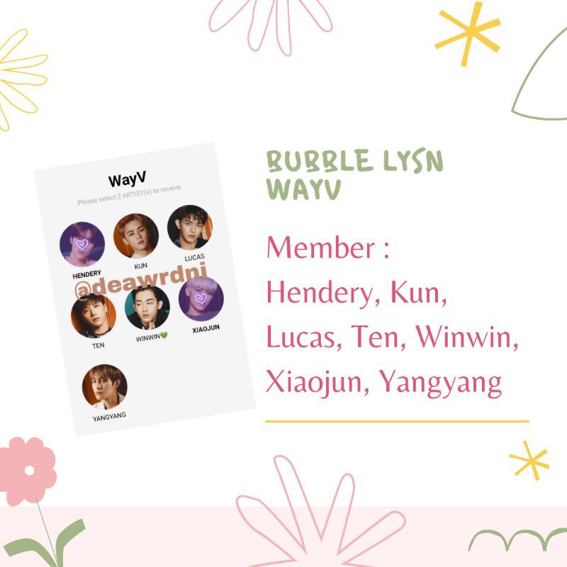 BUBBLE LYSN WAY V (Baca deskripsi ⬇️)