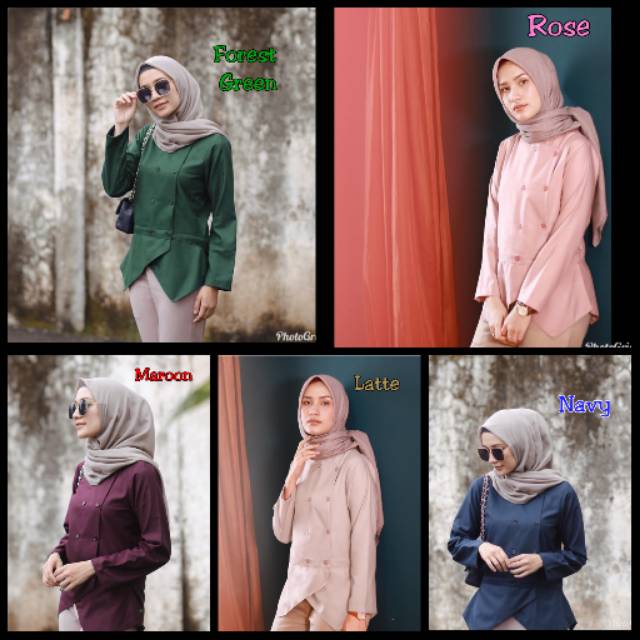 KARA BLOUSE by Vanilla Hijab