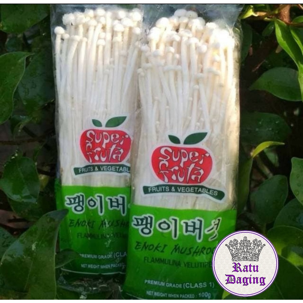 

Jamur Enoki / Enoki Mushroom 100 gr