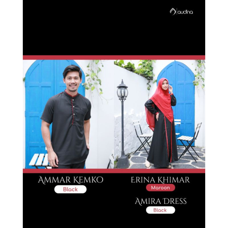 Baju Koko, Gamis Sarimbit Ammar Dan Amira Dress by Audina/Sarimbit Ammar Amira