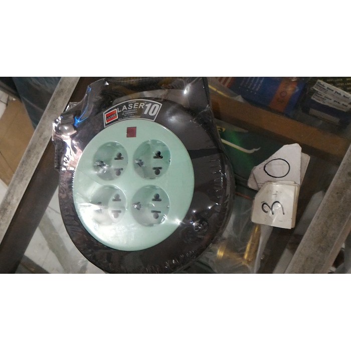 kabel rol listrik 10 meter stop kontak listrik