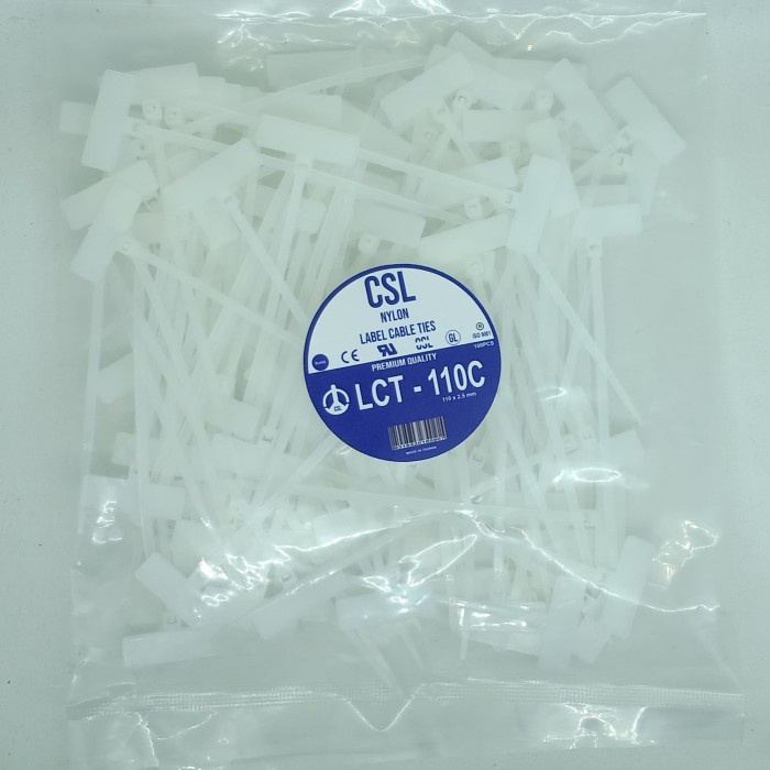 

READY Kabel Tis Ties Label 110 mm Putih Premium BERMUTU