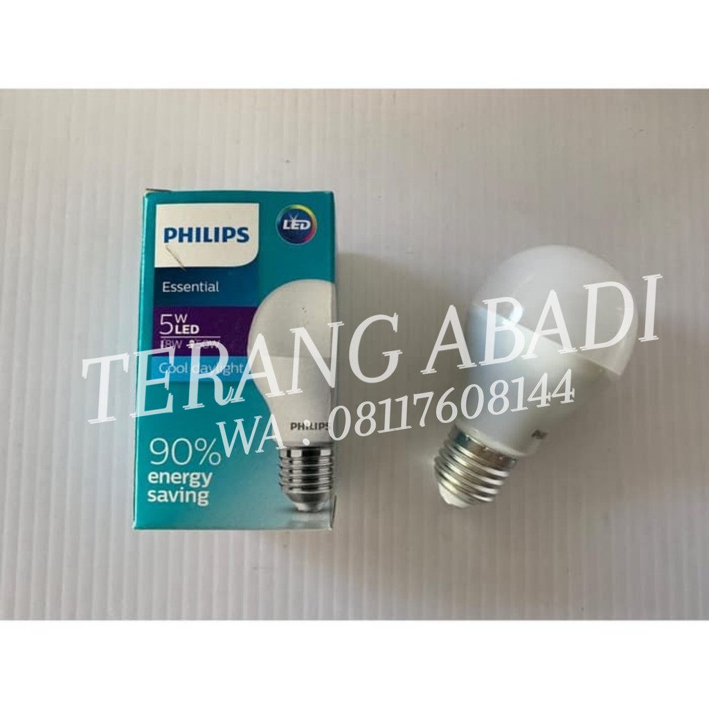 BOLA LAMPU ESS PHILIPS/ESSENTIAL PHILIPS/LAMPU LED